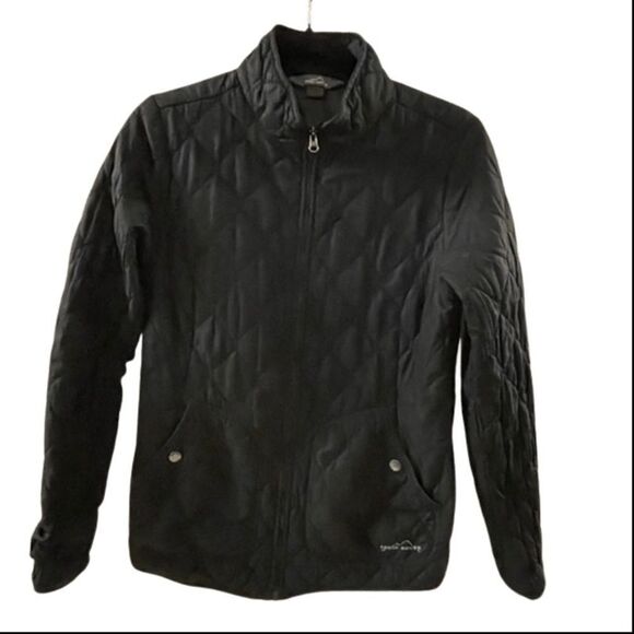 Eddie Bauer ~ Black lightweight puffer jacket ~ size S - Picture 1 of 5